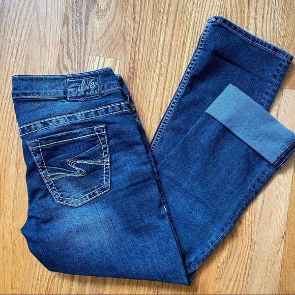 Silver Santorini Capri Jeans - Picture 4 of 6